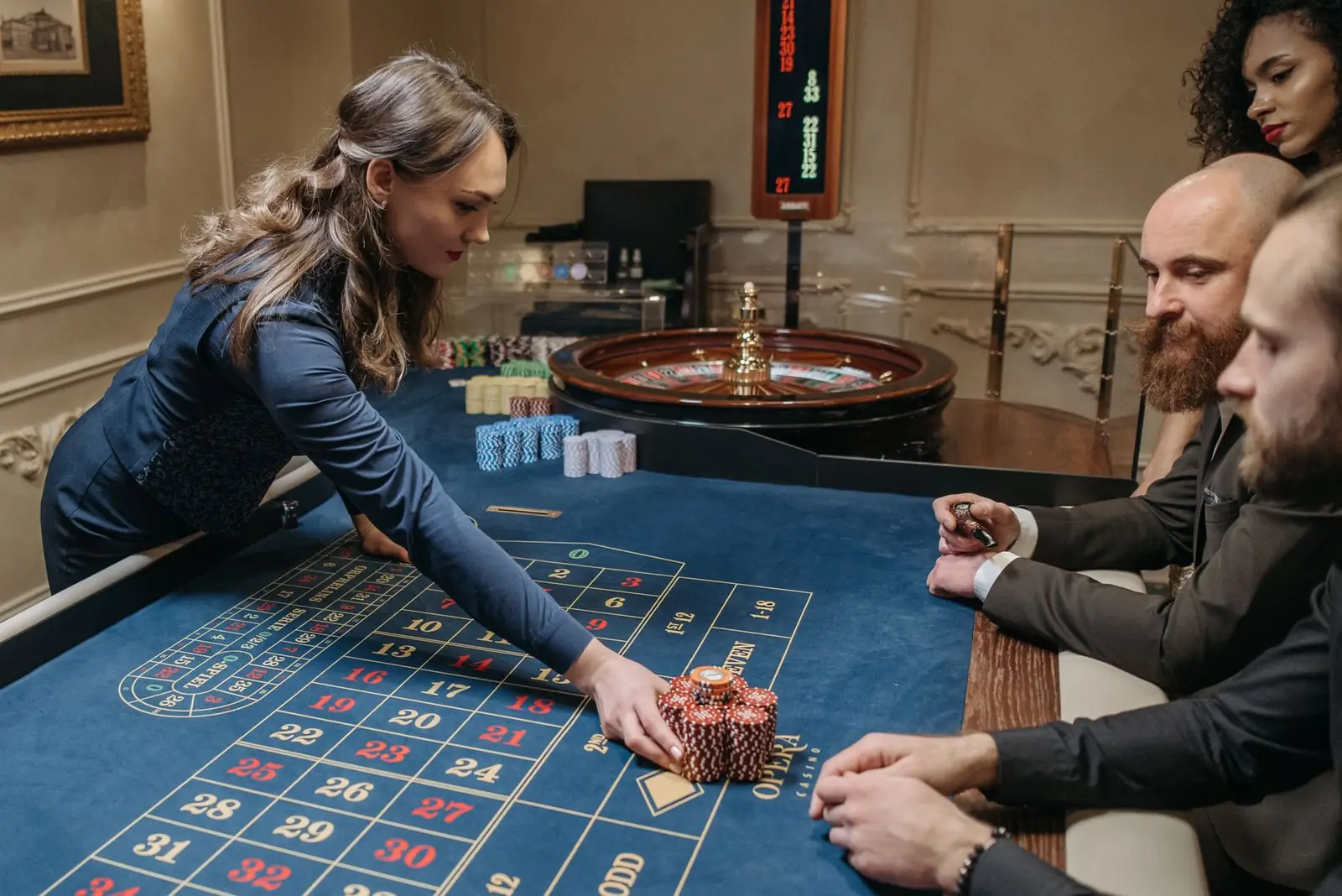 Casino floor at Virellangrandestate 